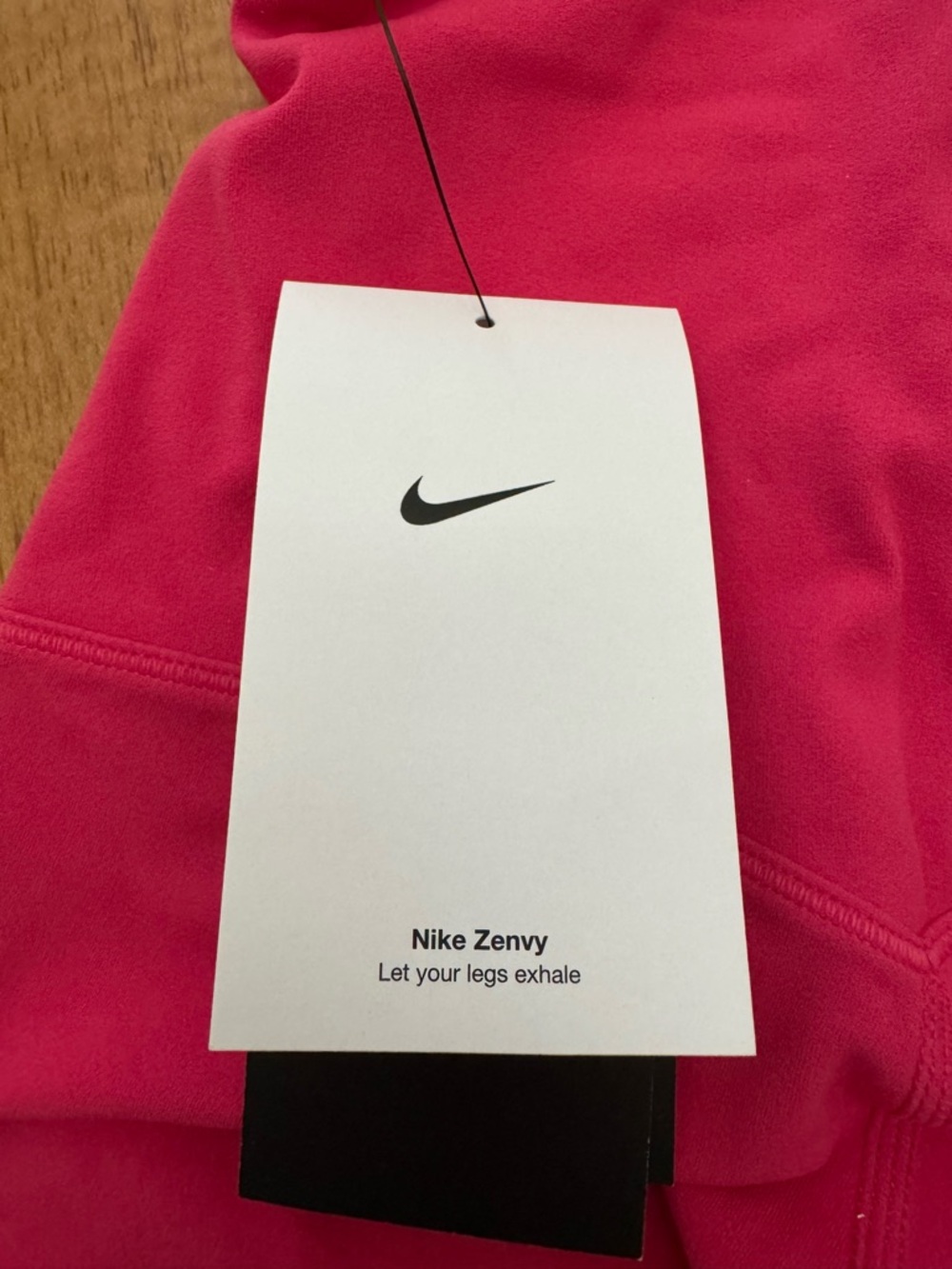 Nike Women's Zenvy Gentle-Support High-Waisted 7/8 Leggings Pink - Picture 3 of 5